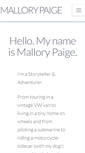 Mobile Screenshot of mallorypaige.com